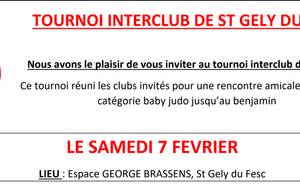 Tournoi de St Gely du Fesc