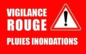 Alerte rouge: annulation des entraînements